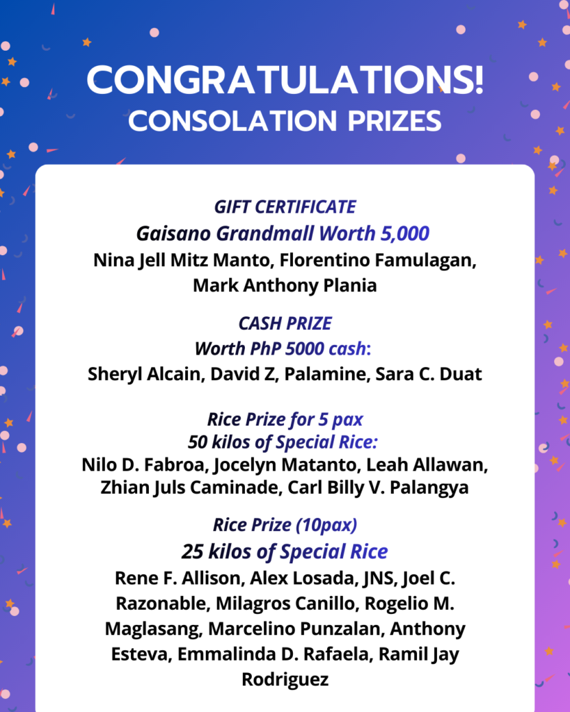 2-1-819x1024 Congratulations to Our Lucky Winners! | Cor Jesu College HS Batch ’93 Raffle-for-a-Cause